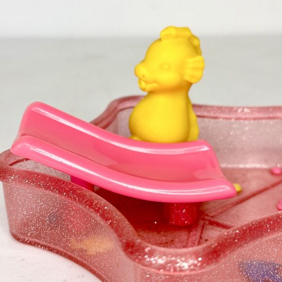 1996 Mattel Barbie Kelly Chelsea Star Shaped Swimming Pool w/ Seahorse & Slide - Picture 5 of 8